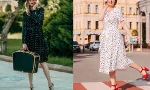 Jak stylowo dobrać dodatki do sukienki w groszki - porady
